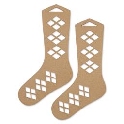 Twig & Horn Argyle Sock Blockers - Medium back