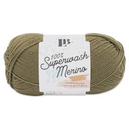 Lion Brand Yarn Collection Superwash Merino Yarn - Olive Branch