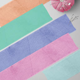 Create It Fabric Strips - Pkg of 20, Solid Pastels, 2.5" x 42"
