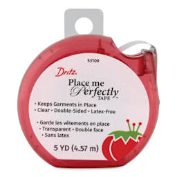Dritz Place Me Perfectly Fashion Tape - 5/8" x 5 yds, Clear