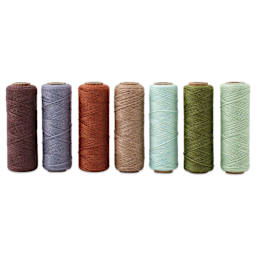 Gist Yarn Array Wool Weaving Yarn - Pkg of 7, Nature