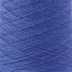 Gist Yarn Beam 8/2 Organic Cotton Weaving Yarn - Cobalt, 8 oz close up to show texture
