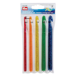Prym Pop Crochet Hook Set - Set of 5, 5 - 10 mm front of packaging