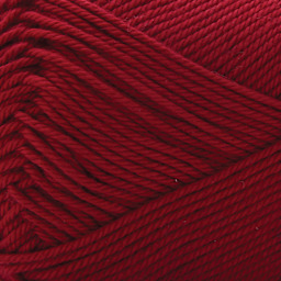 Premier Yarn Afternoon Cotton Yarn - Cherry, close-up