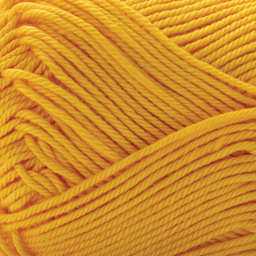 Premier Yarn Afternoon Cotton Yarn - Yellow, close-up