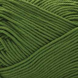 Premier Yarn Afternoon Cotton Yarn - Grass Green, close-up