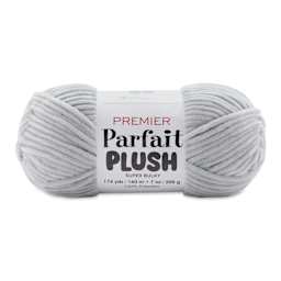 Premier Yarn Parfait Plush Yarn - Pale Gray, 7 oz