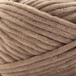 Premier Yarn Parfait Plush Yarn - Toffee, 7 oz close up to show texture