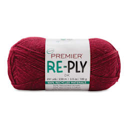 Premier Yarn Re-Ply Yarn - Red, 3.5 oz