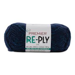 Premier Yarn Re-Ply Yarn - Deep Blue, 3.5 oz