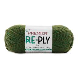 Premier Yarn Re-Ply Yarn - Green, 3.5 oz