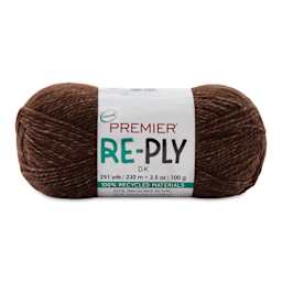 Premier Yarn Re-Ply Yarn - Brown, 3.5 oz