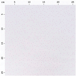 Rico Design Printed Cotton Fabric - White and Rose Triangles, 50 cm x 140 cm measurements