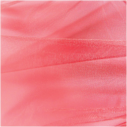 Rico Design Tulle - Red, 50 cm x 5 m showing texture