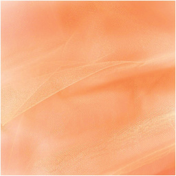 Rico Design Tulle - Orange, 50 cm x 5 m showing texture