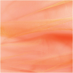 Rico Design Tulle - Neon Orange, 50 cm x 5 m showing texture
