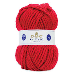 DMC Knitty 10 Yarn - 833 Red, 89 yards