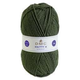 DMC Knitty 4 Yarn - 602 Green, 306 yards
