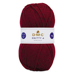 DMC Knitty 4 Yarn - 841 Red, 306 yards