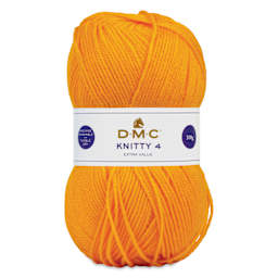 DMC Knitty 4 Yarn - 978 Orange, 306 yards