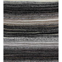 Sample made with DMC Pirouette Yarn 694 Black