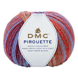 DMC Pirouette Yarn - 844 Orange Violet