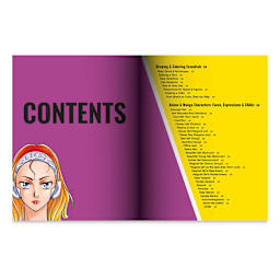 Drawing and Painting Anime and Manga Faces (Contents page)