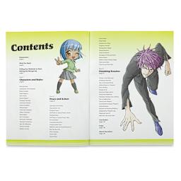 Mastering Manga 3 - Spread of Table of Contents
