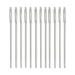 Blunt Tapestry Needle -Set of 12 2" long needles shown vertically