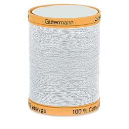 Gutermann Cotton Thread - White, 876 yd Spool