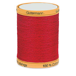 Gutermann Cotton Thread - Red, 876 yd Spool