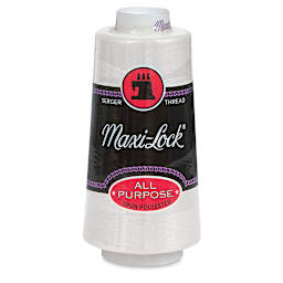 Maxi-Lock Thread - White, 6000 yd Spool