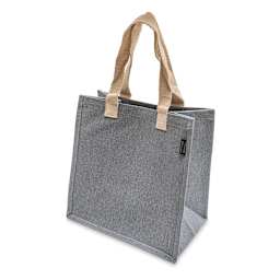 Harvest Import Recycled Canvas Tote - 12''H × 12''W × 7-3/4''D (Side of bag shown)