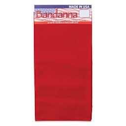 Carolina Creative Solid Bandana - Red, 22" x 22"