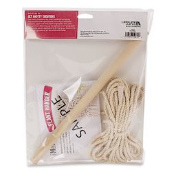 Leisure Arts Macramé Feather Kit (Back of packaging)