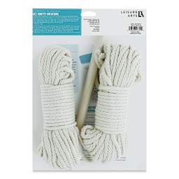 Leisure Arts Macramé Butterfly Kit (Back of packaging)