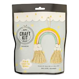 Needle Creations DIY Rainbow Rope Wrap Craft Kit (Front of packaging)