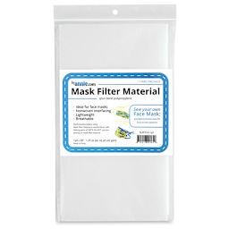 By Annie Mask Filter Material - White, 20" x 1 yard (In packaging)