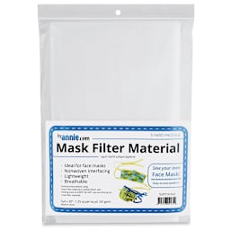 By Annie Mask Filter Material - White, 20" x 5 yards (In packaging)