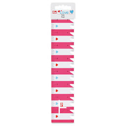 Prym Love Ruler - 8", Pink (With label)