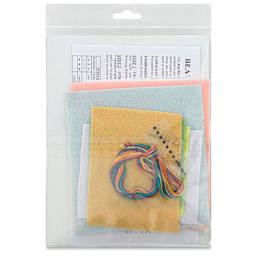 Design Works Zenbroidery Felt Applique Kits - Beauty Silhouette (Back of package)