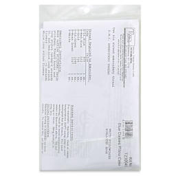 Design Works Stamped For Embroidery Pillowcase - Blue Daisies, Pkg of 2, back of the packaging