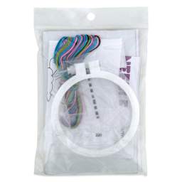 Design Works Punch Needle Kit - Butterfly, back of the packaging