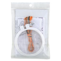 Design Works Punch Needle Kit - Fox, back of the packaging