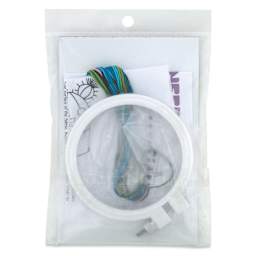 Design Works Punch Needle Kit - Cactus, back of the packaging