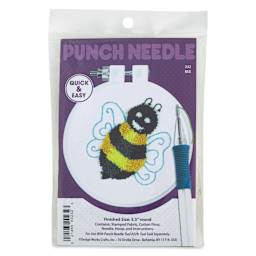 Design Works Punch Needle Kit - Bee, front of the packaging