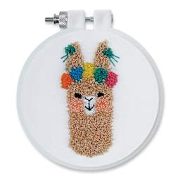 Design Works Punch Needle Kit - Llama with Crown