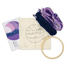 Design Works Yarn Punch Needle Kit - Shooting Star, kit contents
