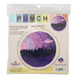 Design Works Yarn Punch Needle Kit - Shooting Star, front of packaging