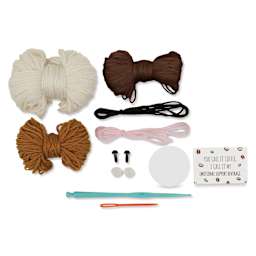Needle Creations Crochet Kit - Coffee contents